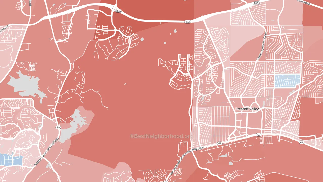 Forbing Park, AZ block-group political-lean map