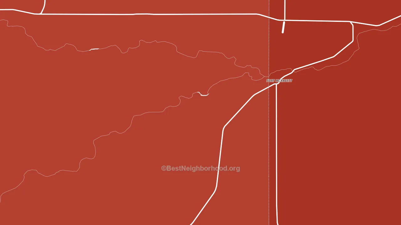 Fort Mc Kavett, TX block-group political-lean map