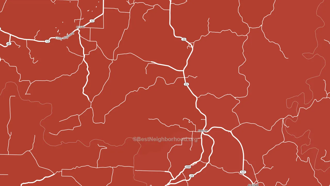 Forum, AR block-group political-lean map