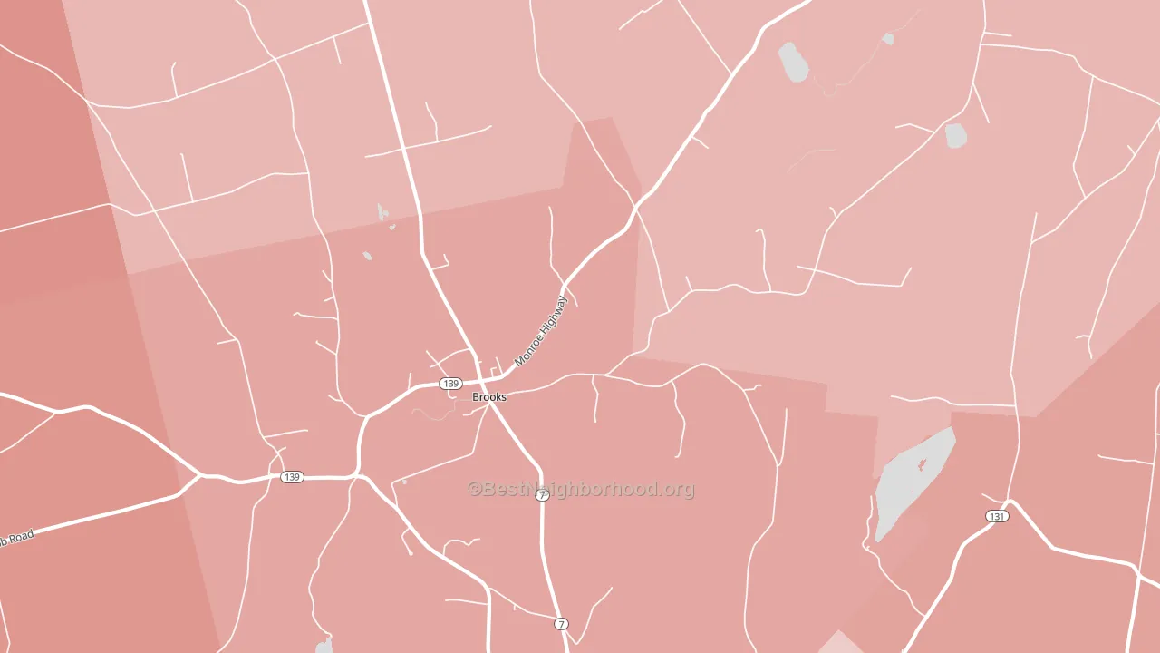 Fosters Corner, ME block-group political-lean map
