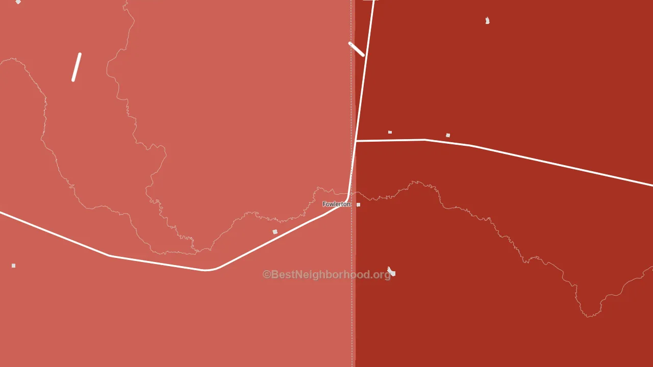 Fowlerton, TX block-group political-lean map
