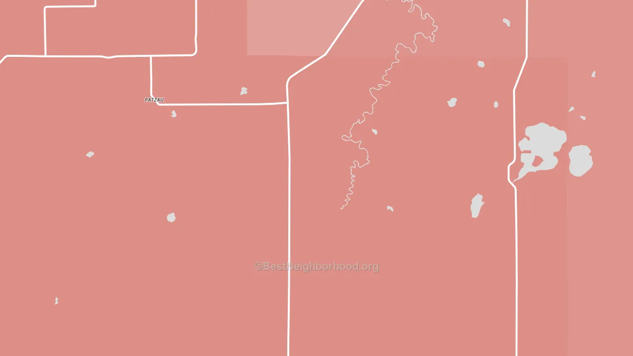 Foxboro, WI block-group political-lean map