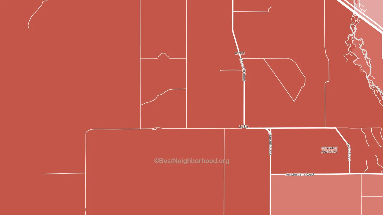Francis, MT block-group political-lean map