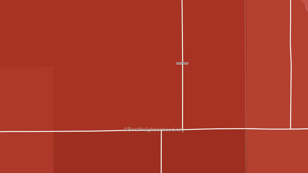 Freeport, KS block-group political-lean map