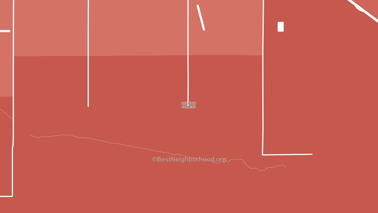 Friendly Corners, AZ block-group political-lean map