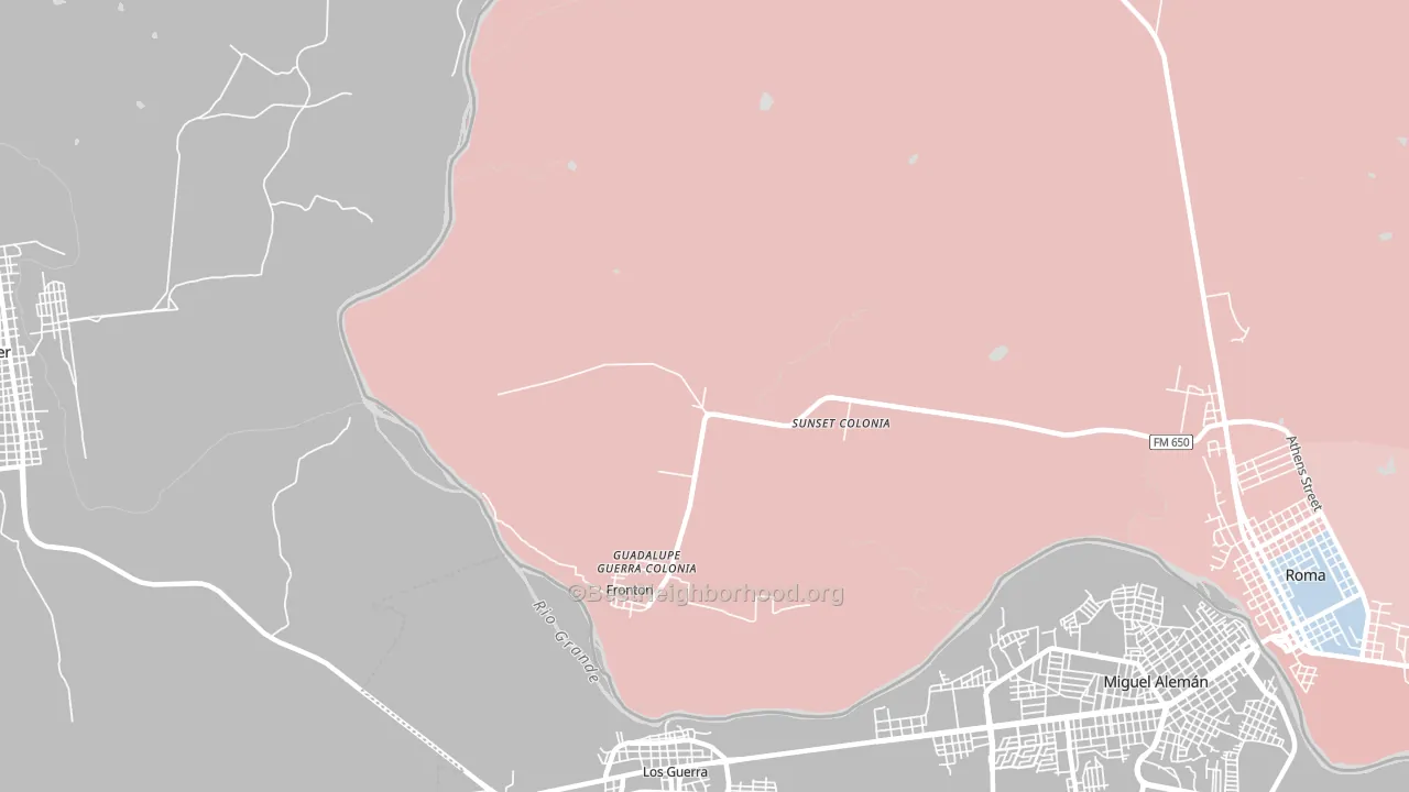 Fronton, TX block-group political-lean map
