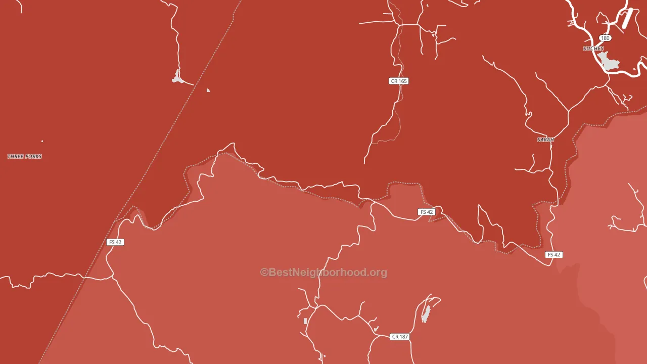 Gaddistown, GA block-group political-lean map