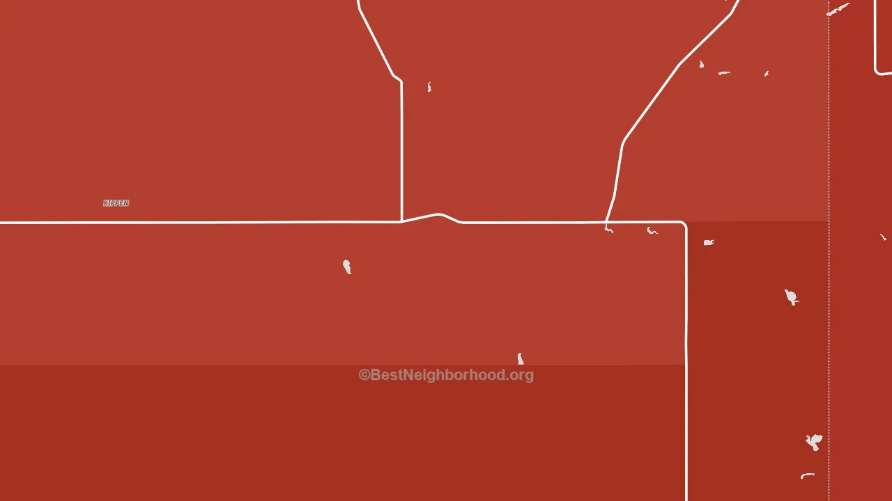 Galata, MT block-group political-lean map