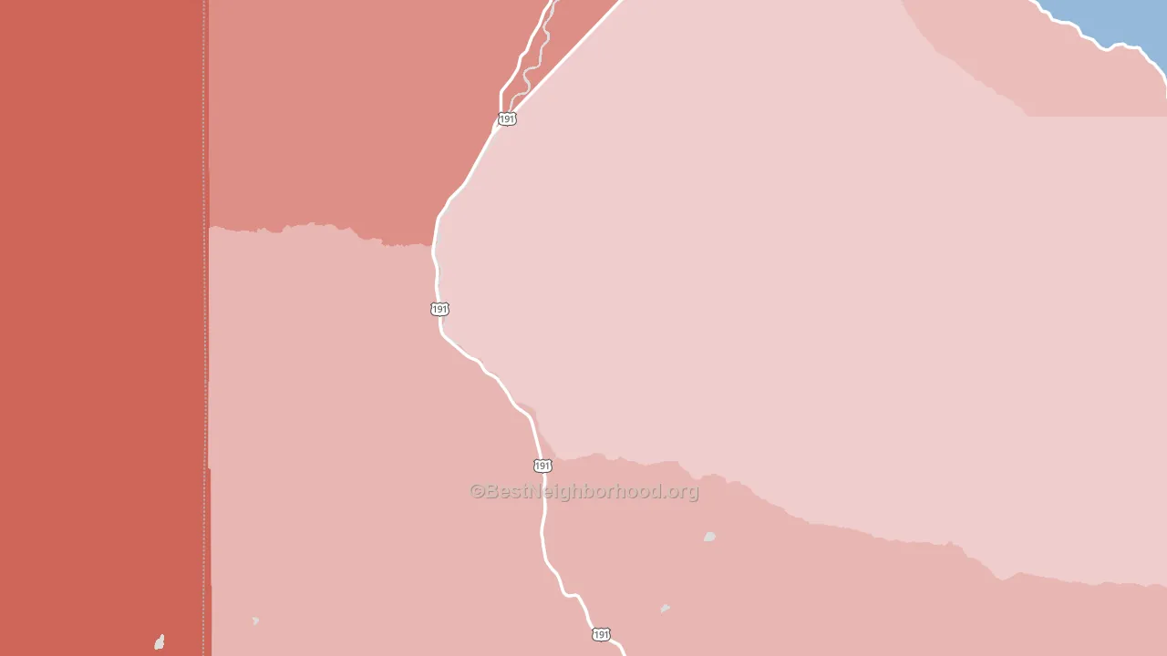 Gallatin Gateway, MT block-group political-lean map