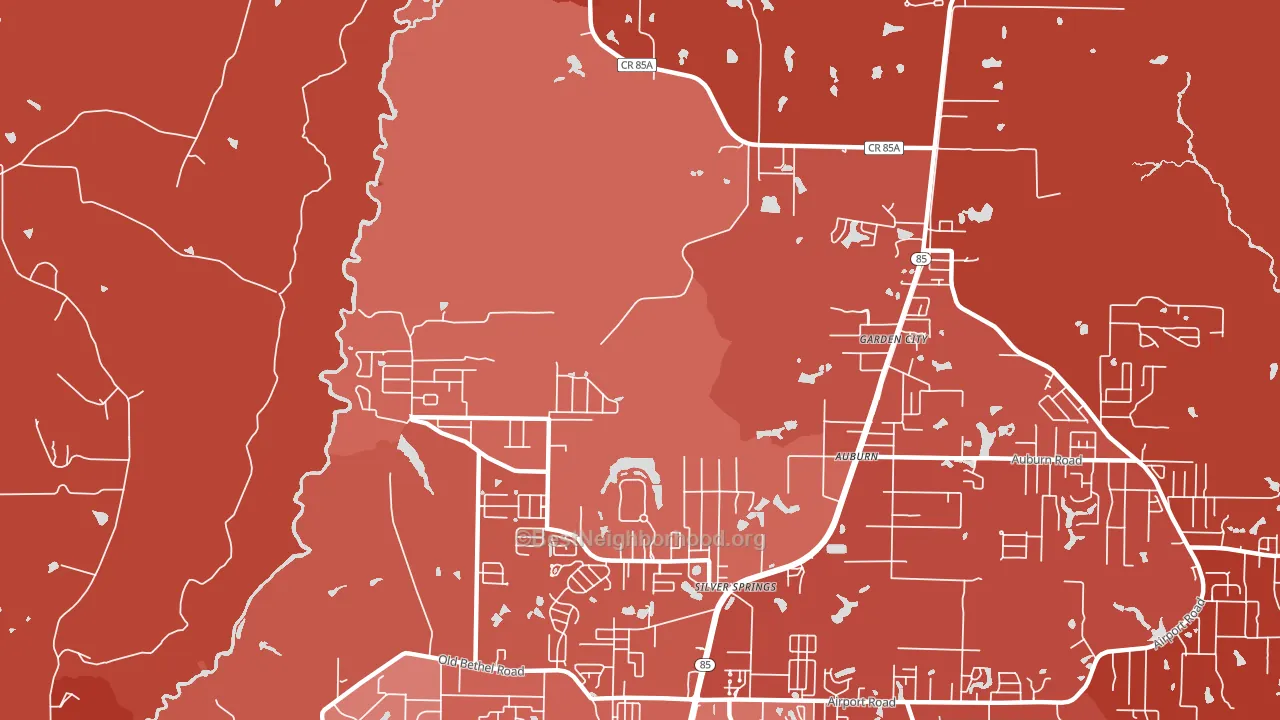 Garden City, FL block-group political-lean map