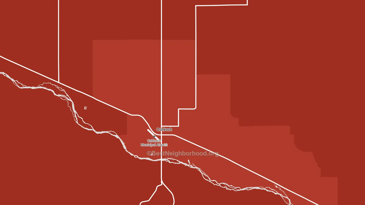 Garden County, NE block-group political-lean map