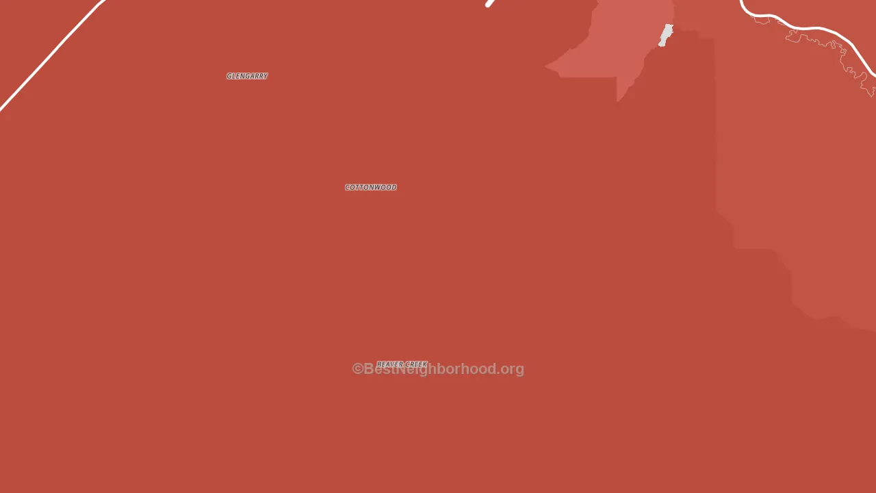 Garneill, MT block-group political-lean map