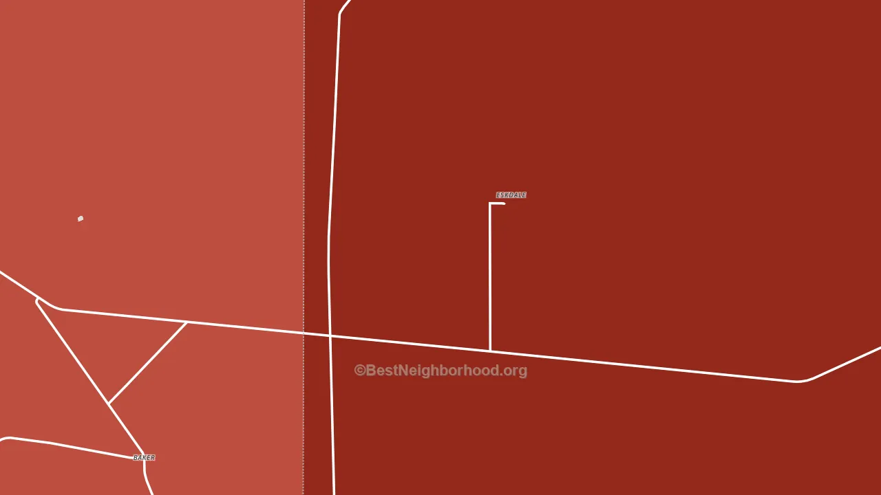 Garrison, UT block-group political-lean map