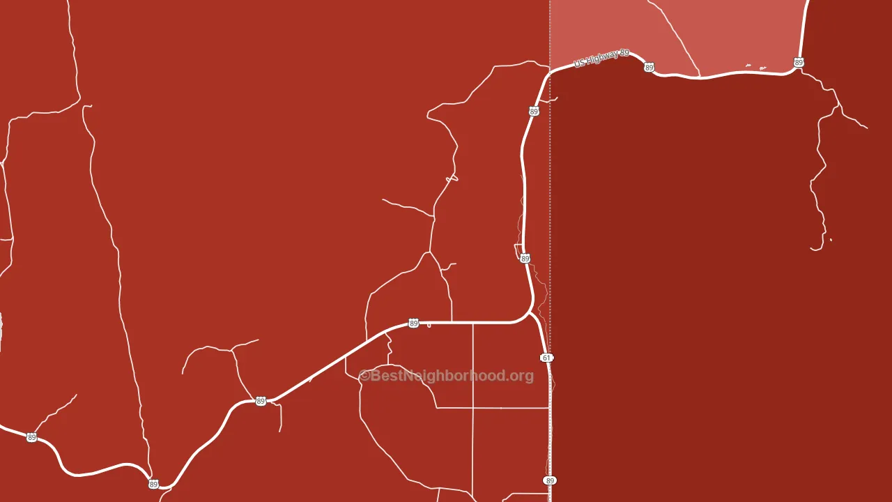 Geneva, ID block-group political-lean map