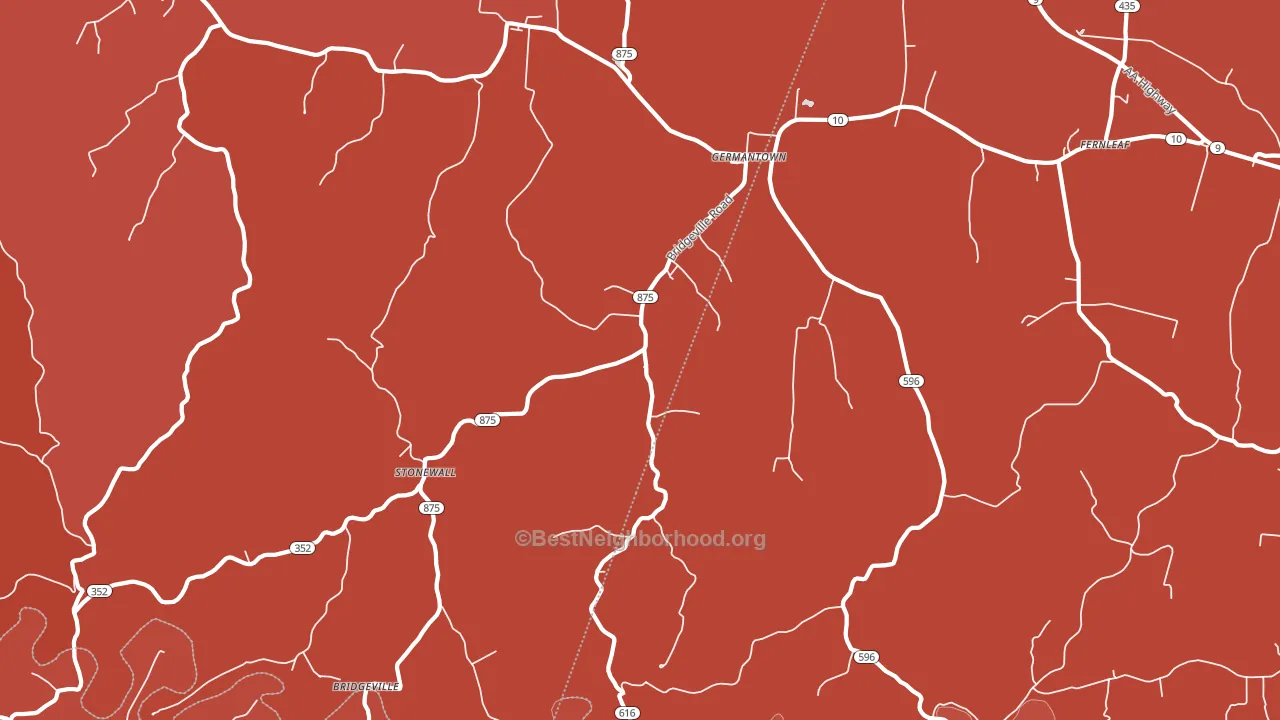 Germantown, KY block-group political-lean map