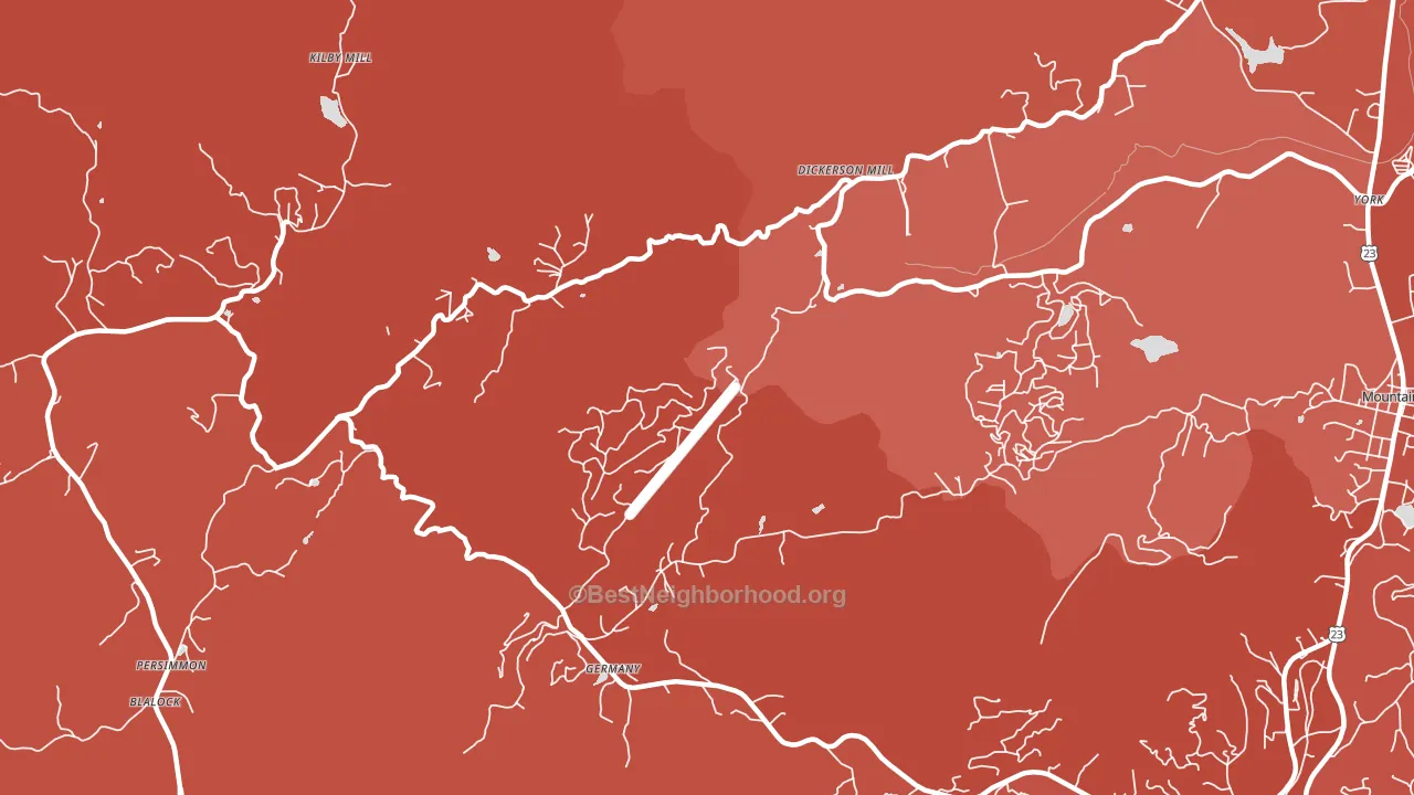 Germany, GA block-group political-lean map