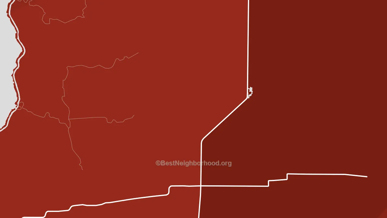 Gibbstown, LA block-group political-lean map