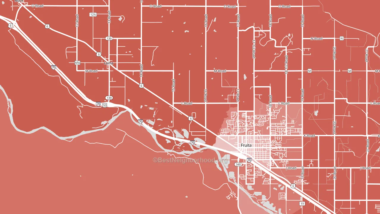 Gilsonite, CO block-group political-lean map