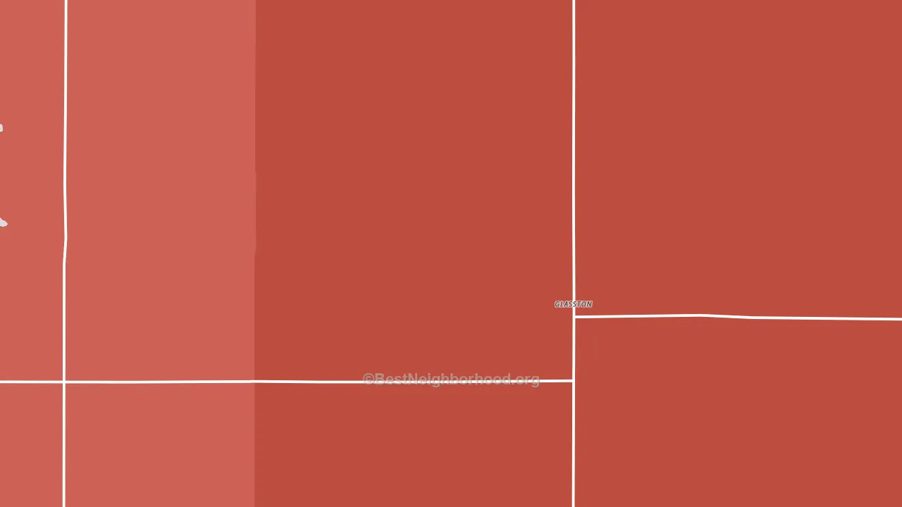 Glasston, ND block-group political-lean map