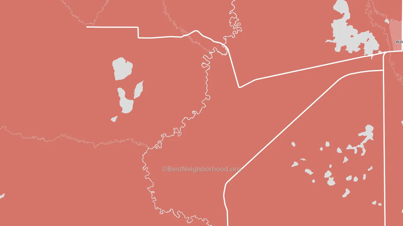 Glendevey, CO block-group political-lean map
