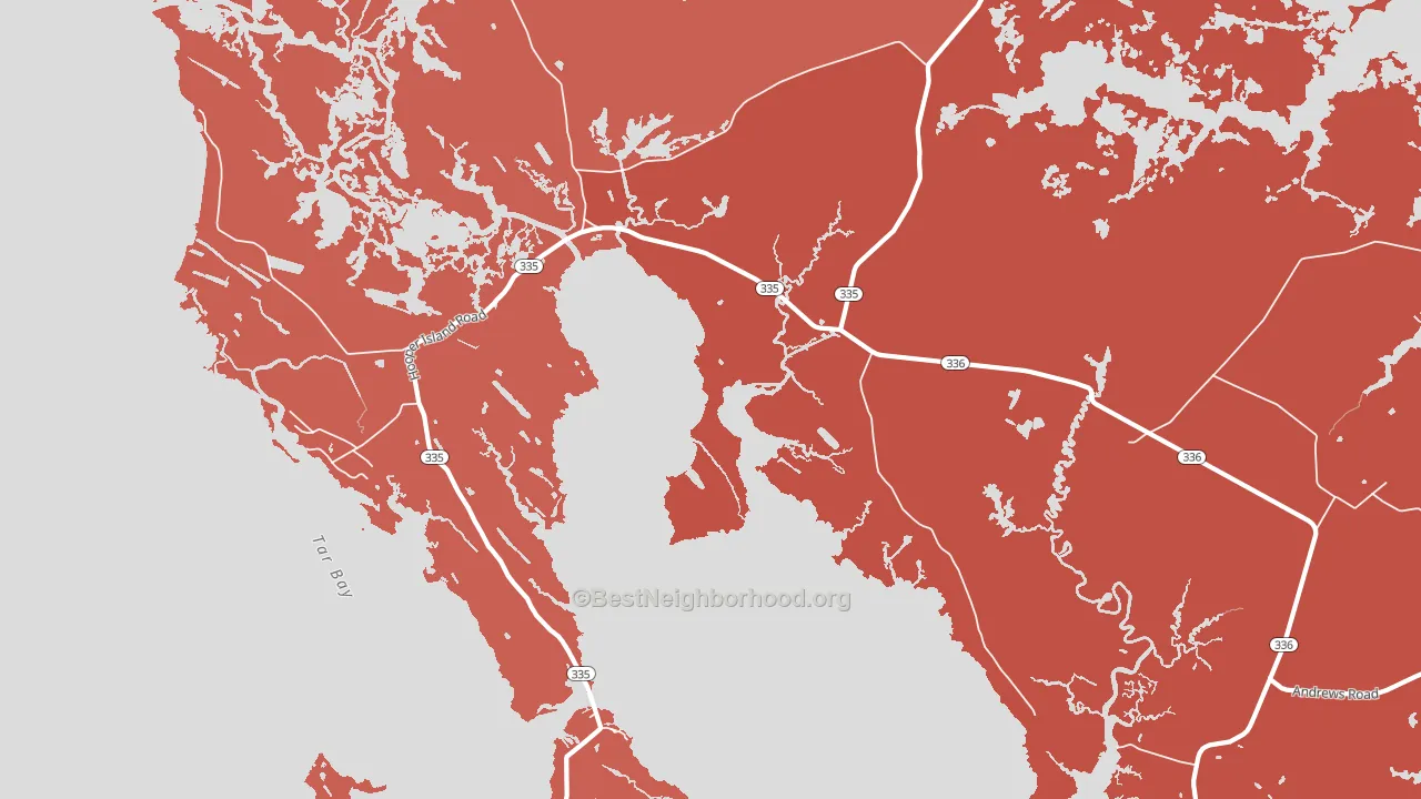 Golden Hill, MD block-group political-lean map