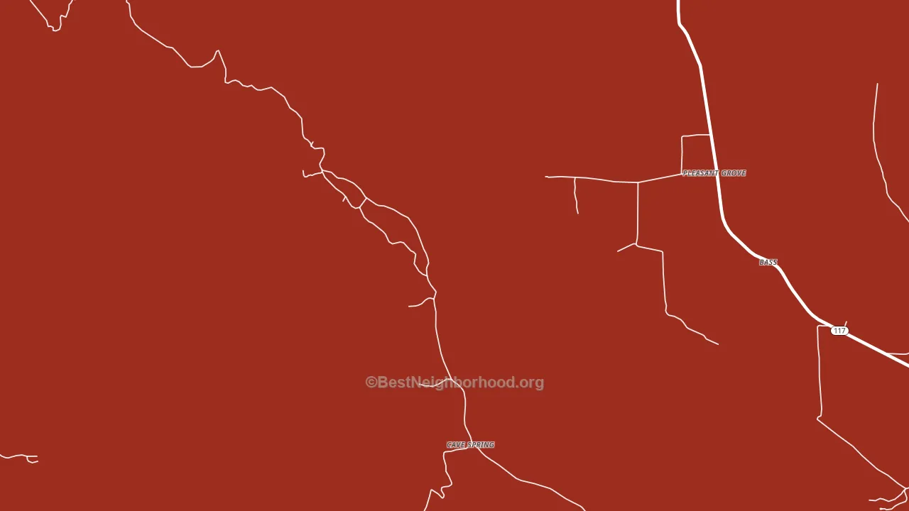 Gonce, AL block-group political-lean map