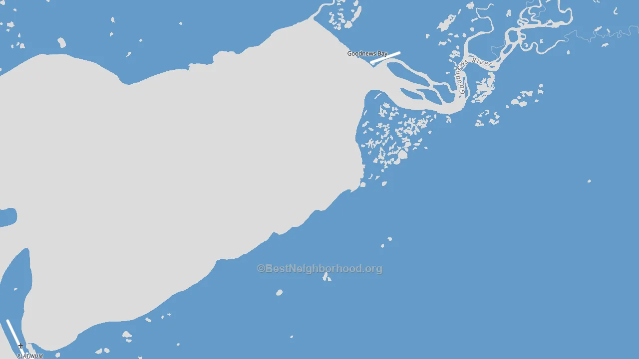 Goodnews Mining Camp, AK block-group political-lean map