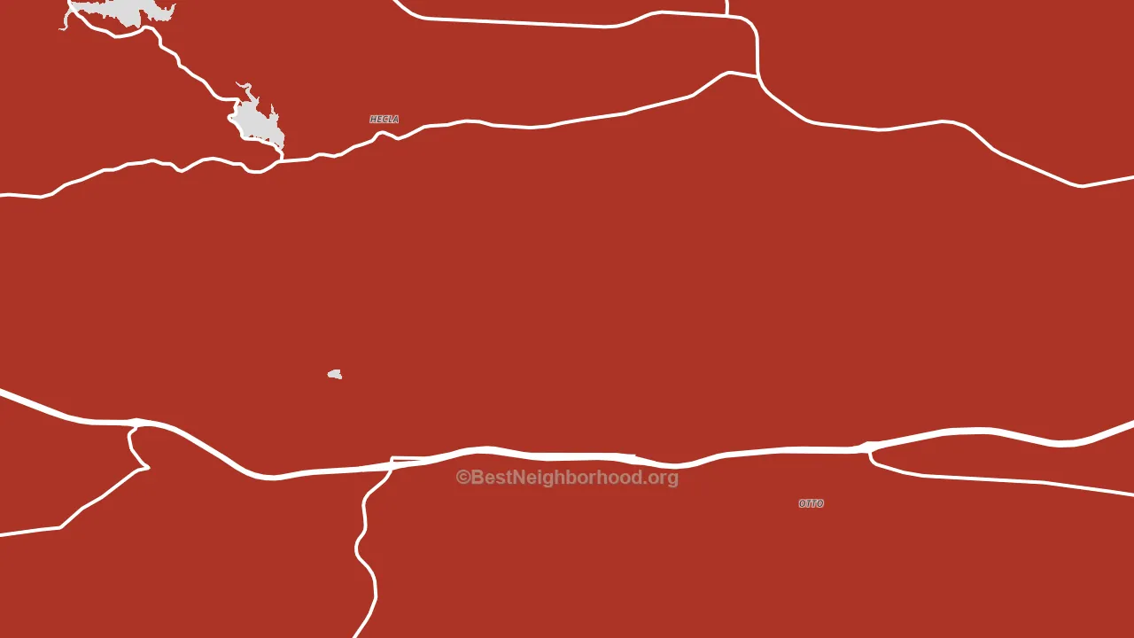 Granite Canon, WY block-group political-lean map
