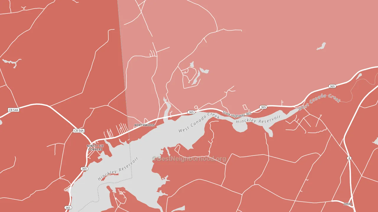 Grant, NY block-group political-lean map