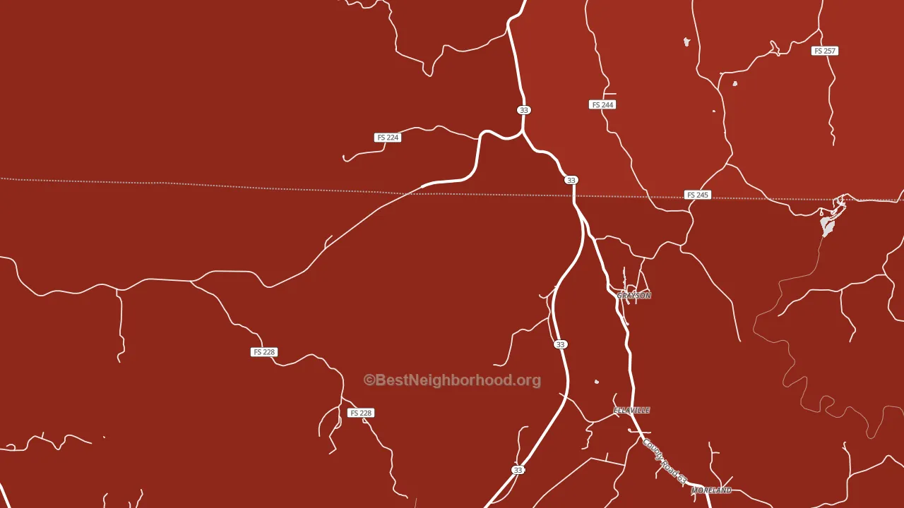 Grayson, AL block-group political-lean map