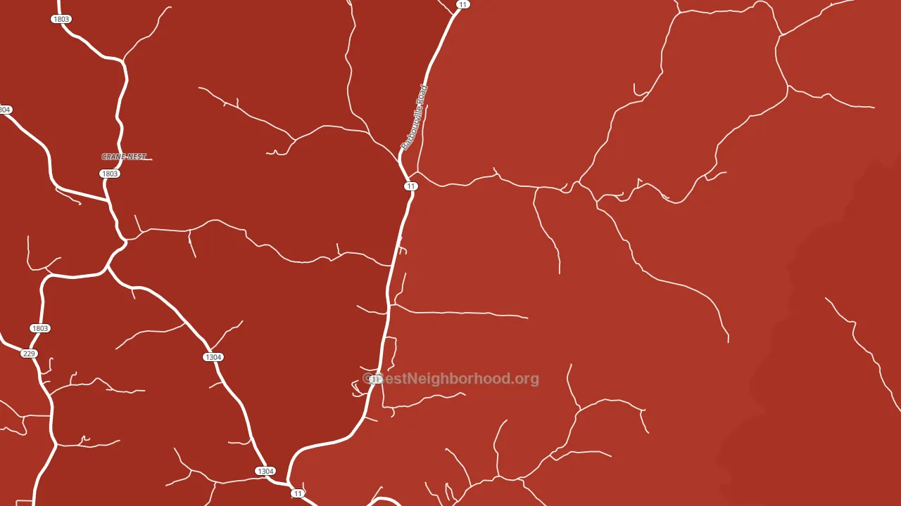Green Road, KY block-group political-lean map