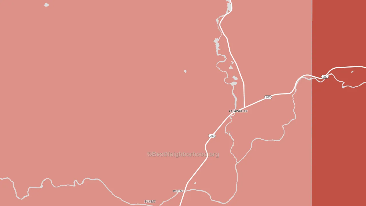 Greenough, MT block-group political-lean map