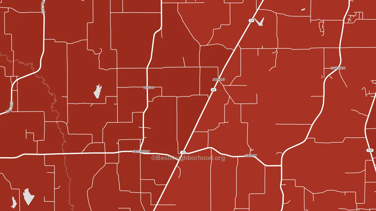Greenview, TX block-group political-lean map