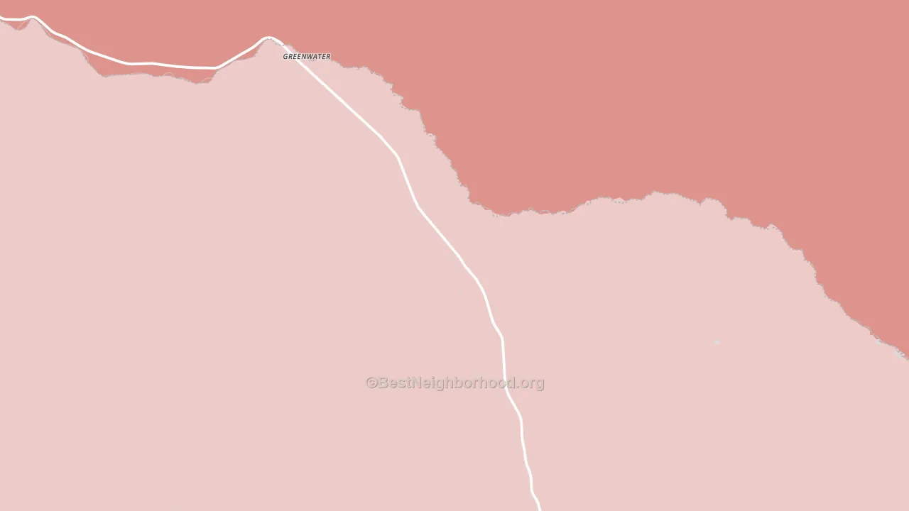 Greenwater, WA block-group political-lean map
