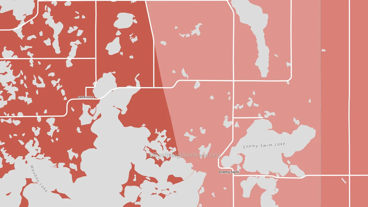 Grenville, SD block-group political-lean map