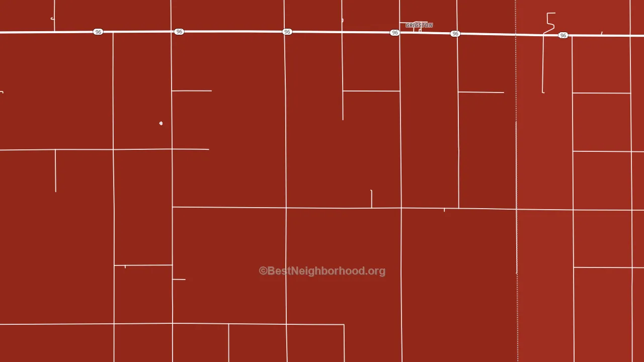 Grigston, KS block-group political-lean map