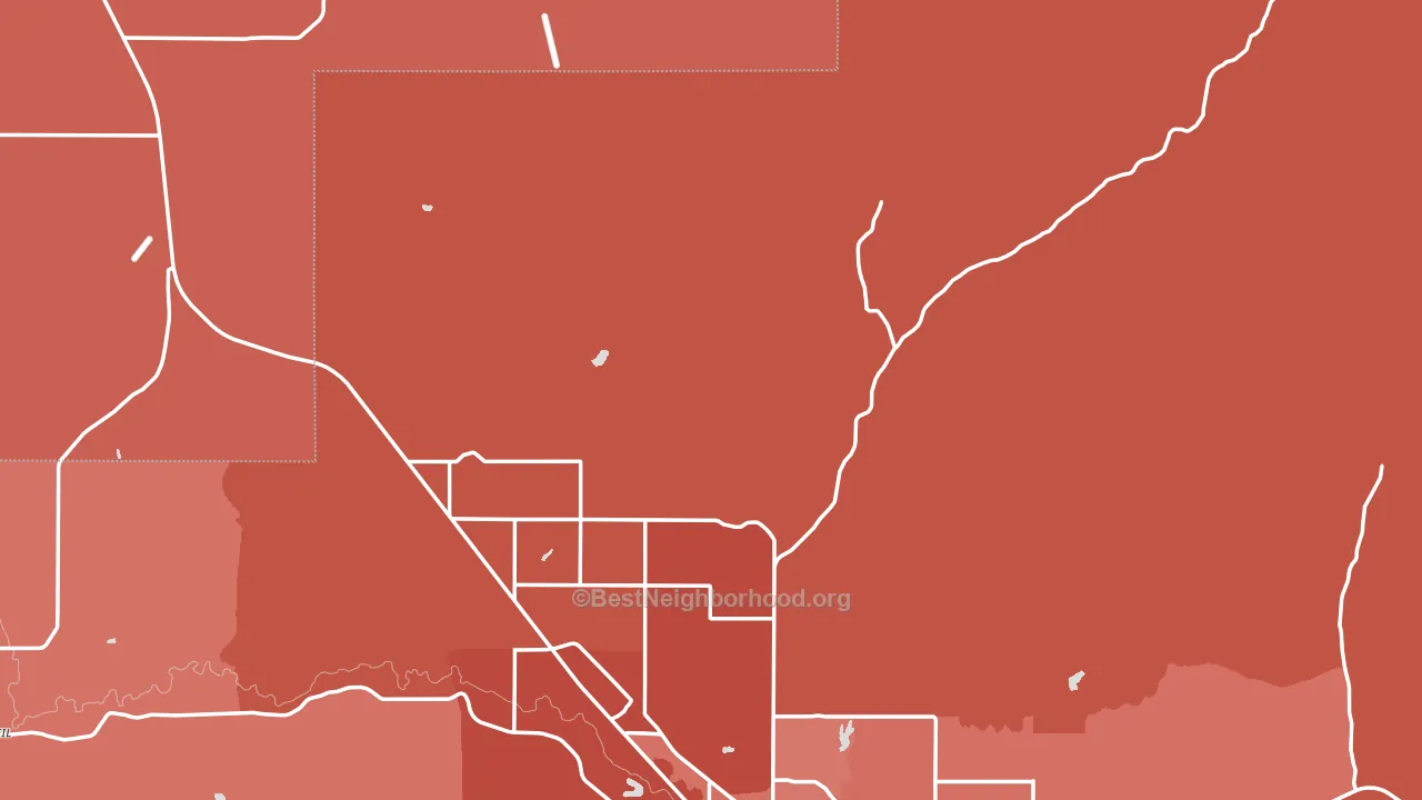 Grizzly, OR block-group political-lean map