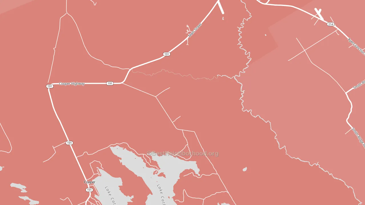 Grove, ME block-group political-lean map