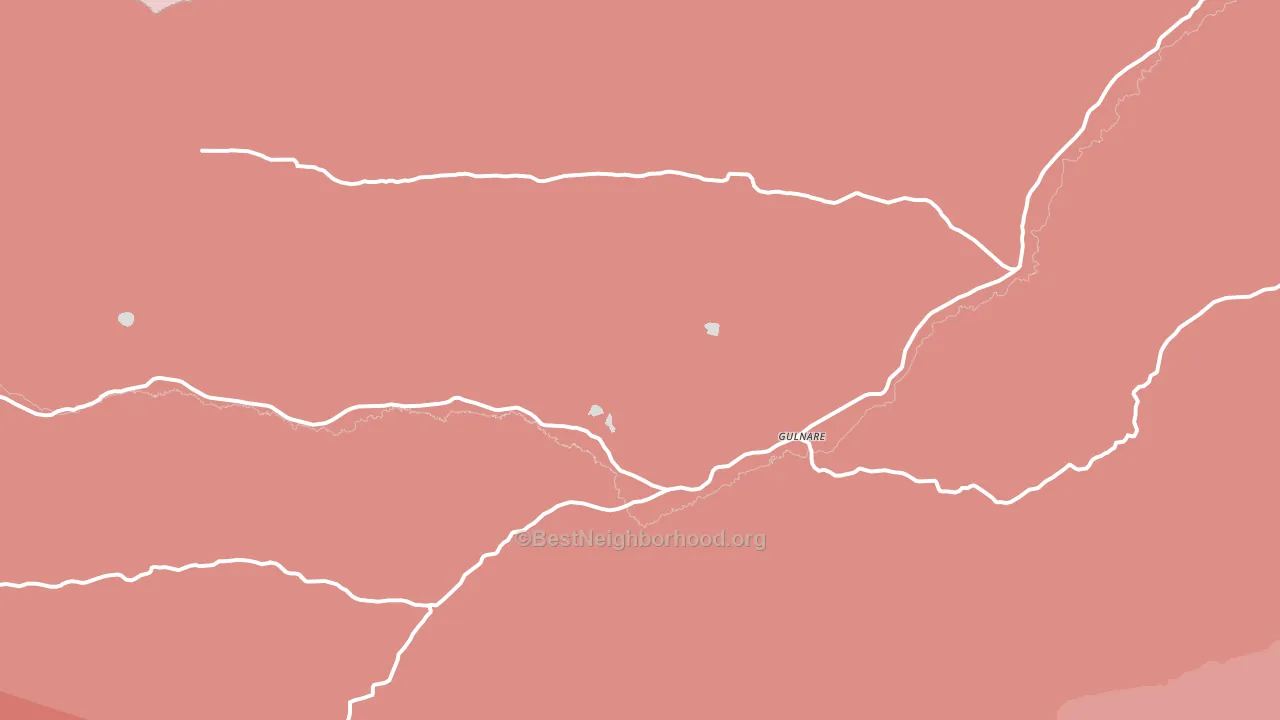 Gulnare, CO block-group political-lean map