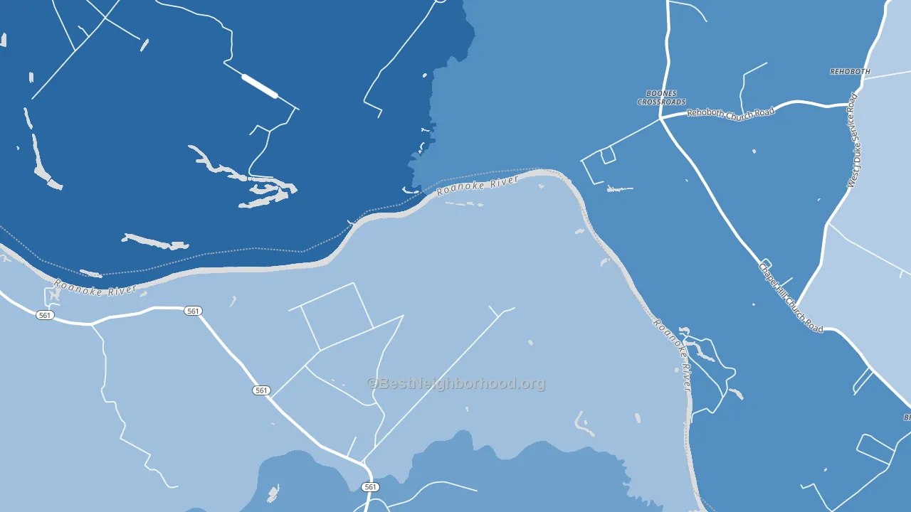 Gumberry, NC block-group political-lean map