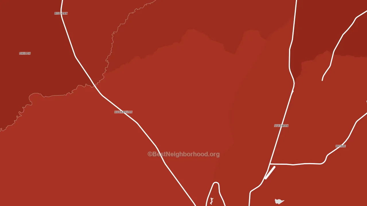 Hacoda, AL block-group political-lean map