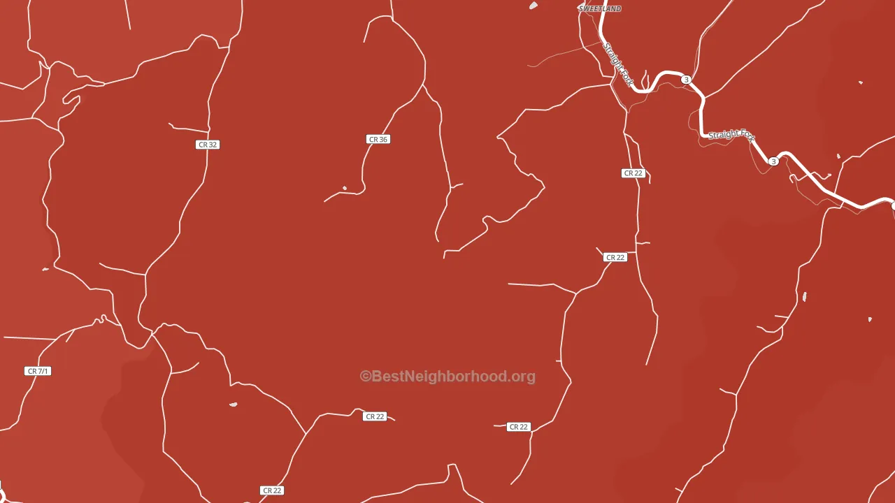 Hager, WV block-group political-lean map