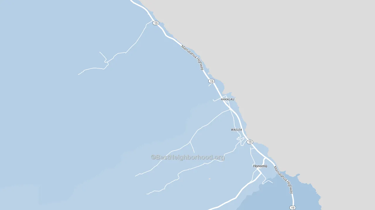 Hakalau, HI block-group political-lean map