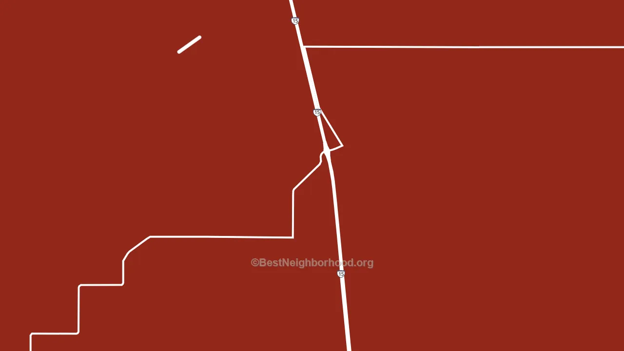 Hamer, ID block-group political-lean map