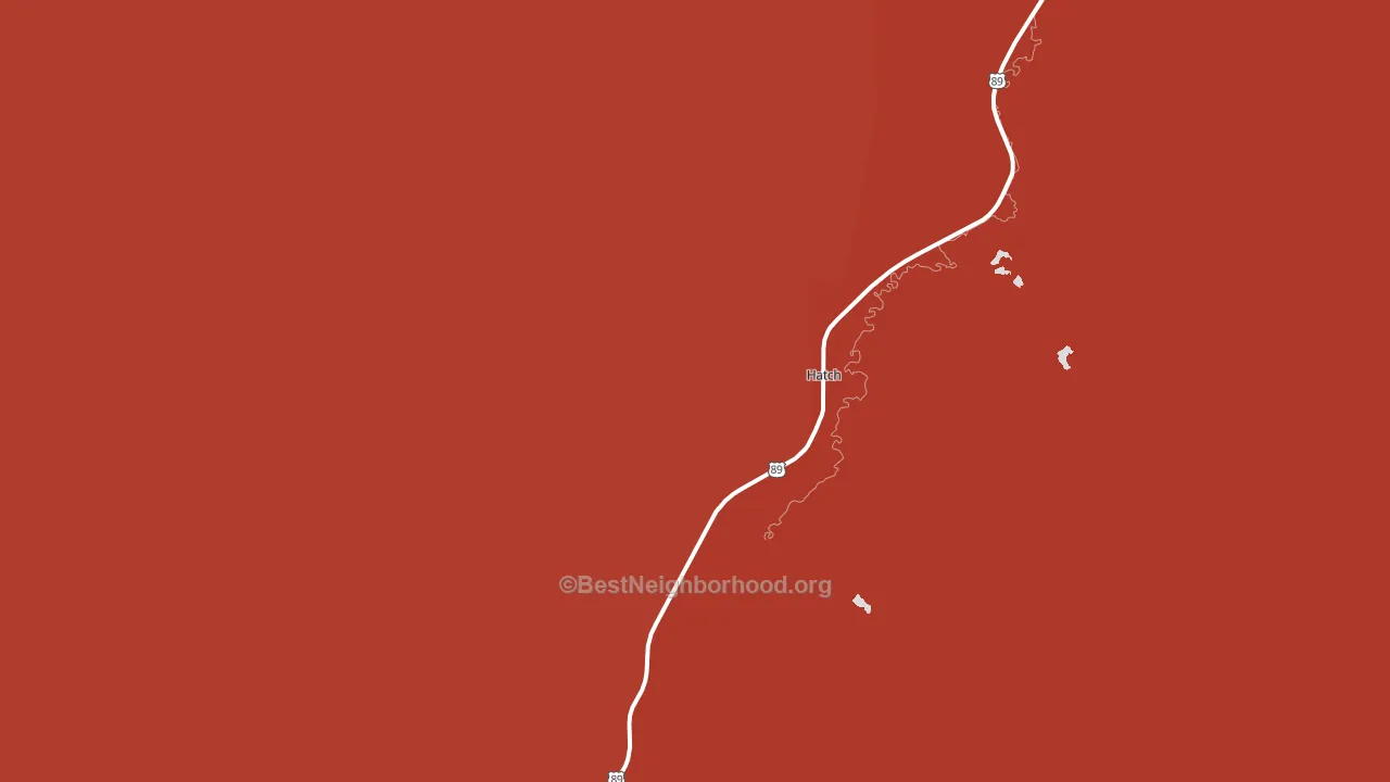Hatch, UT block-group political-lean map
