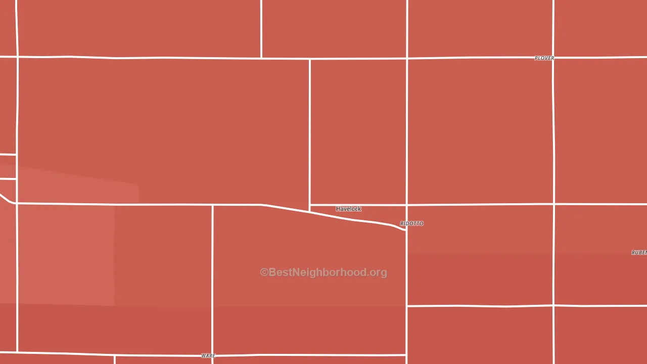 Havelock, IA block-group political-lean map
