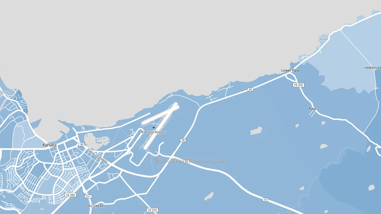 Hawaiian Village, HI block-group political-lean map