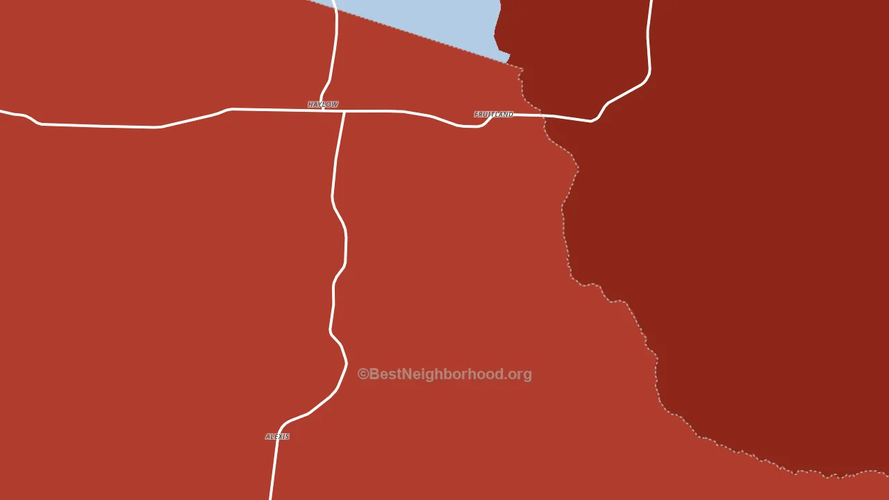 Haylow, GA block-group political-lean map