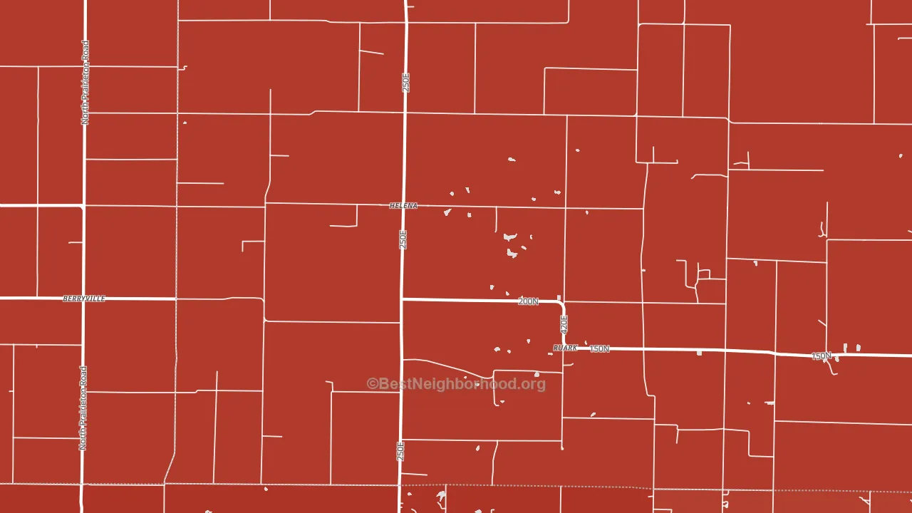 Helena, IL block-group political-lean map