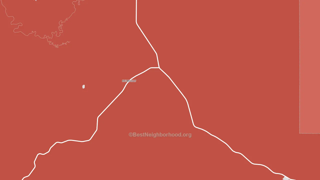 Helmville, MT block-group political-lean map
